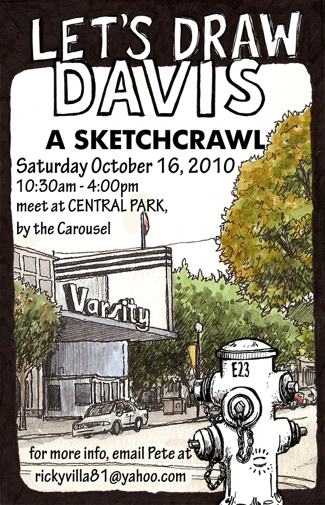 davis sketchcrawl oct 16 2010