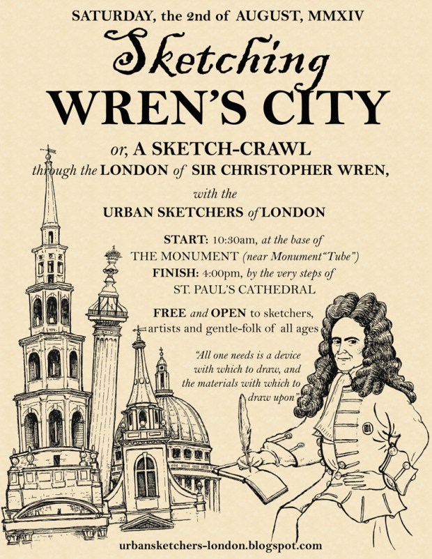 Sketching Wren's City