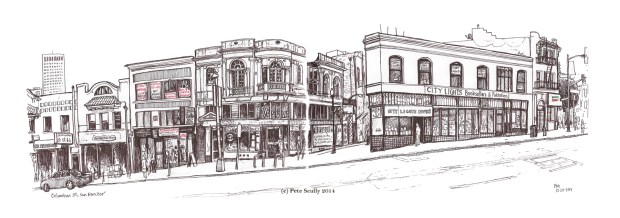 Columbus Avenue (not "St"), San Francisco. Click image to see bigger.