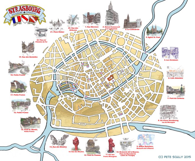 Map of Strasbourg