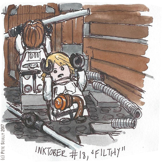 inktober 18 FILTHY sm