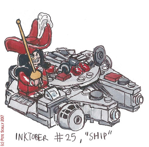 inktober 25 SHIP sm