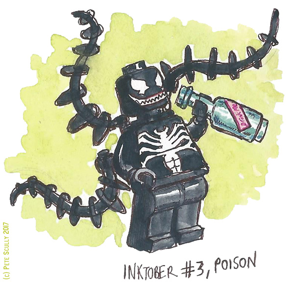 inktober 3 POISON sm