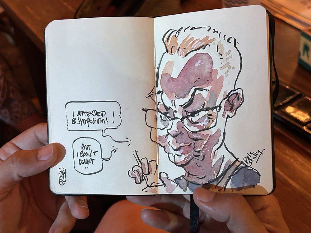 sketch of me by Arnaud De Meyer